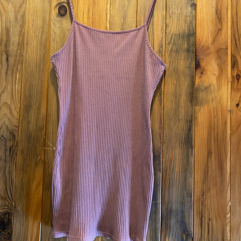 Pink mini dress